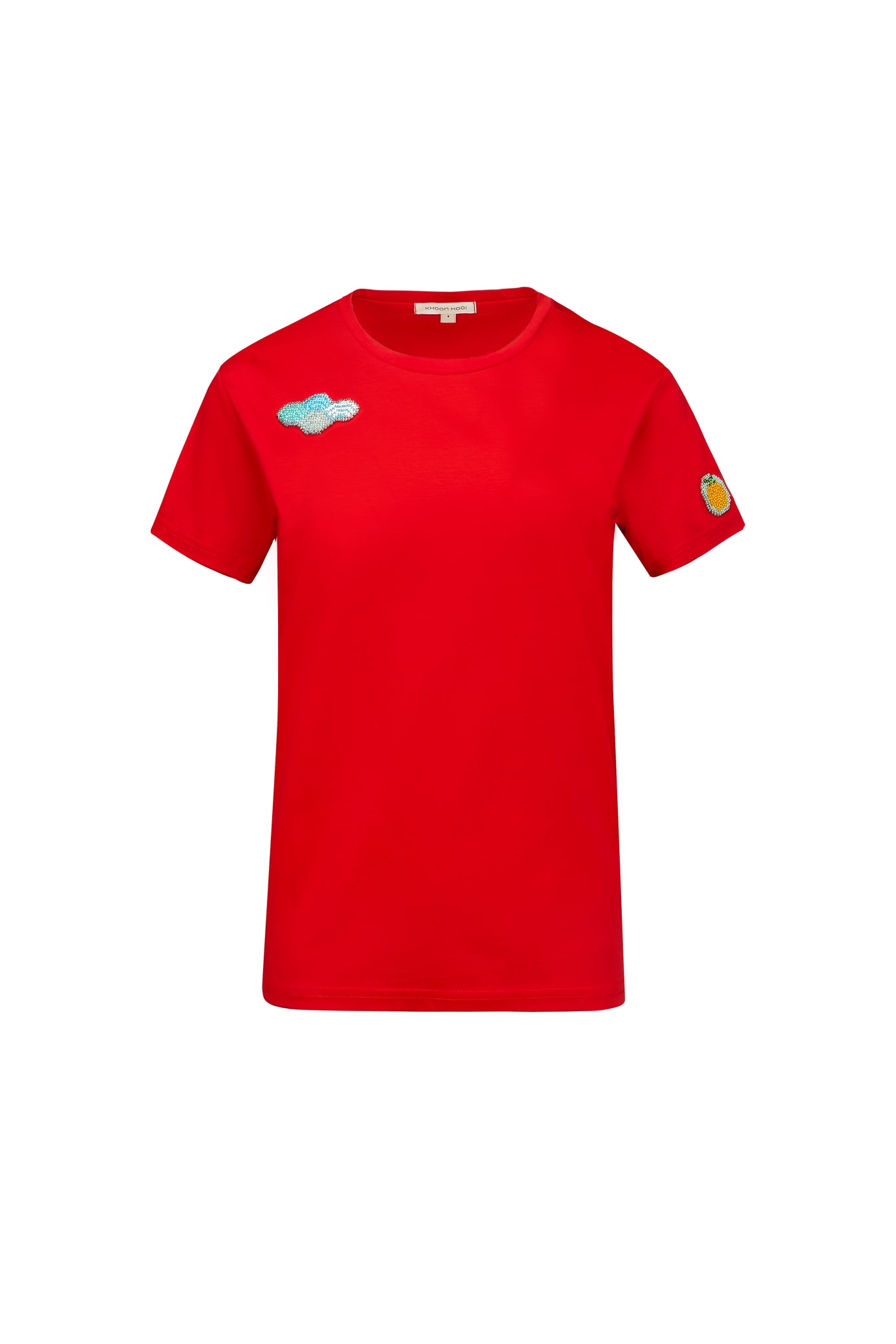 Dean T Shirt Clara in Crimson