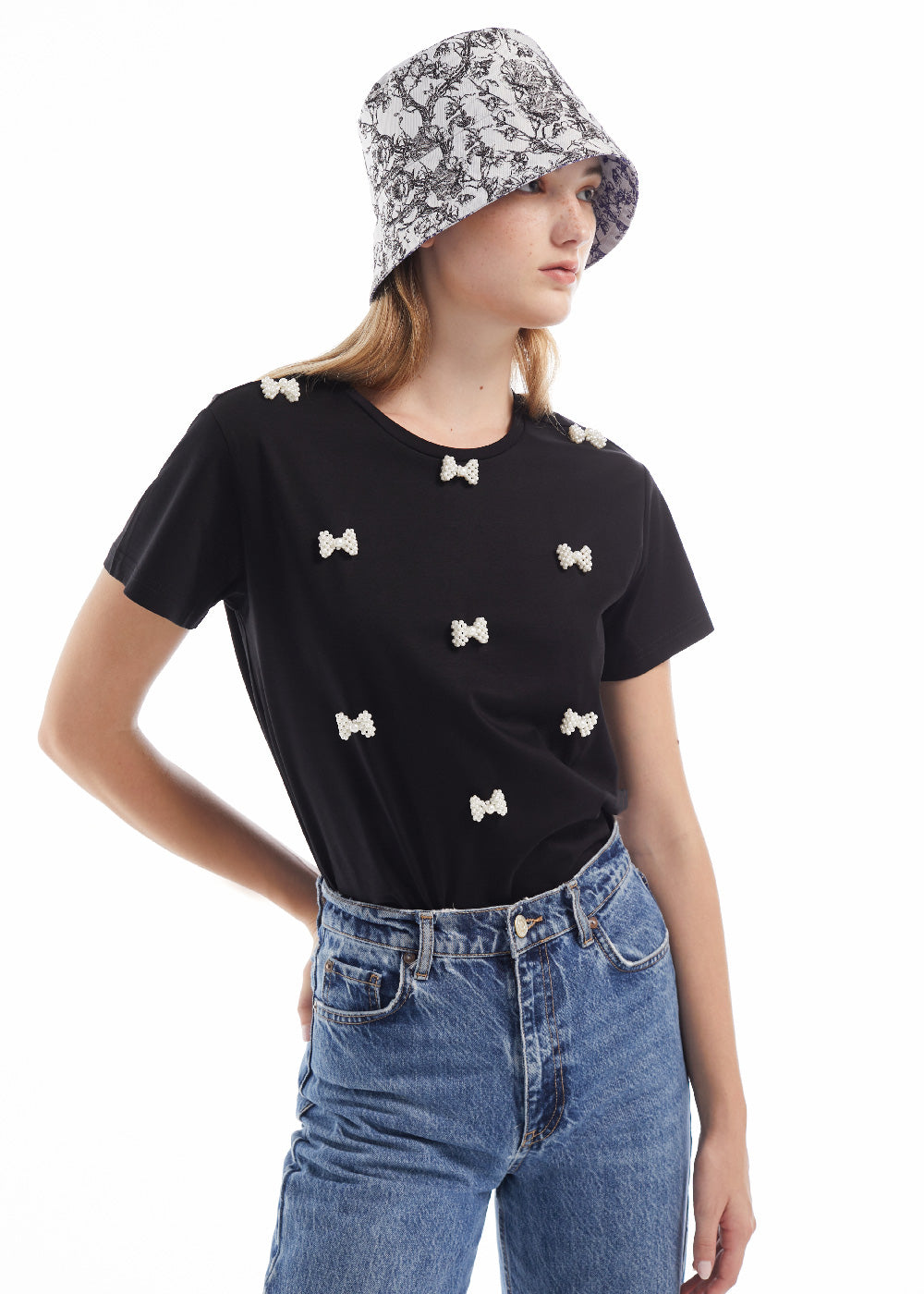 Dean T Shirt in Danni Noir