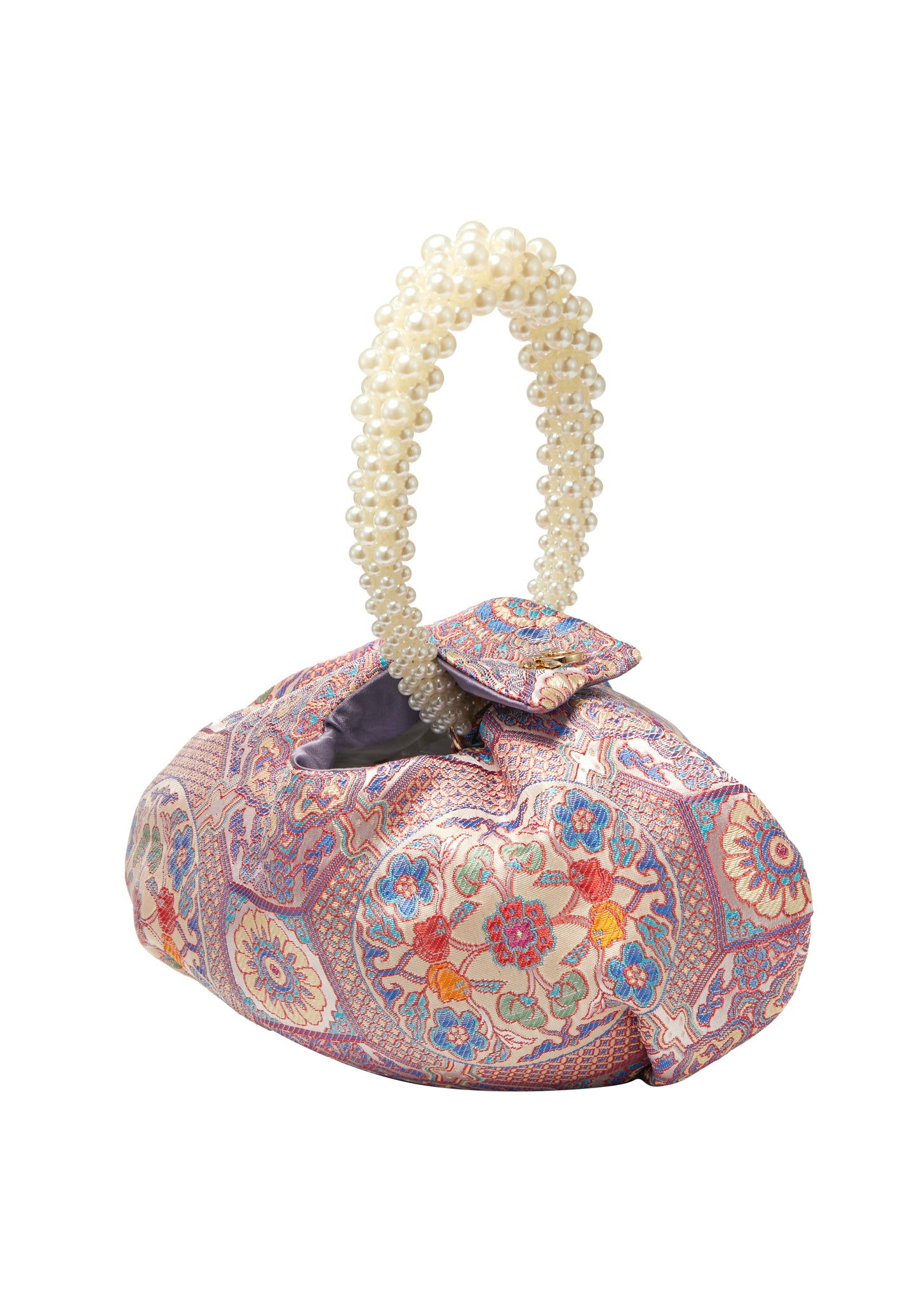 Chiyoko Pearl Handle Bag in Imperial A
