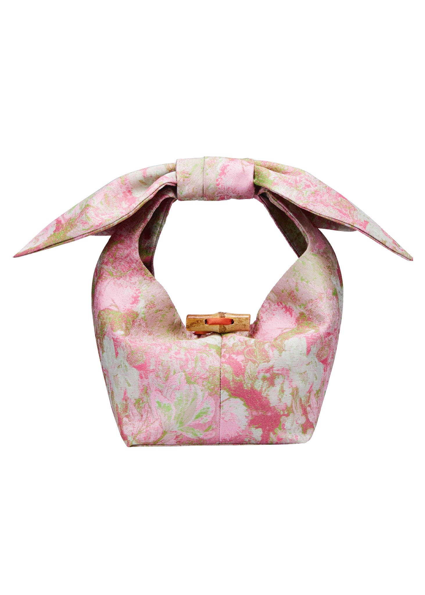 Chiasa Bow Short Handle Bag in Maya Rose