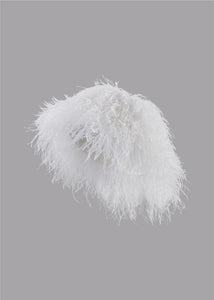 White Story: Ostrich Feather Hat